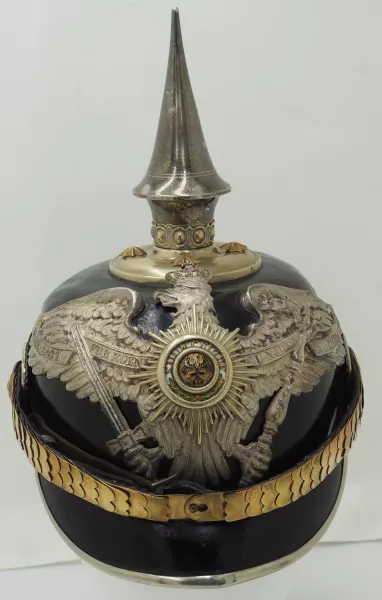 Prussian Silver Garde Officers Pickelhaube Visuel 1 principal